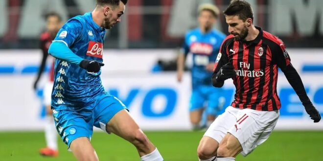 القنوات الناقلة لمباراة ميلان ونابولي في الدوري الإيطالي 2025/2024
