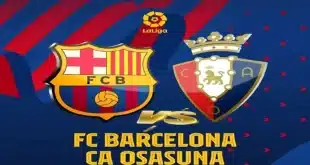 برشلونة ضد أوساسونا بث مباشر