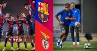 برشلونة ضد بنفيكا مباشر