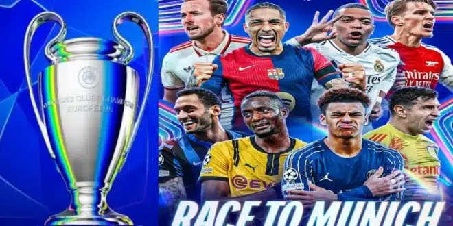 ربع نهائي دوري أبطال أوروبا 2025