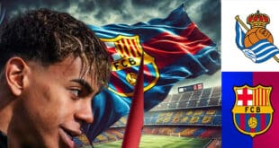 مباراة برشلونة وريال سوسيداد