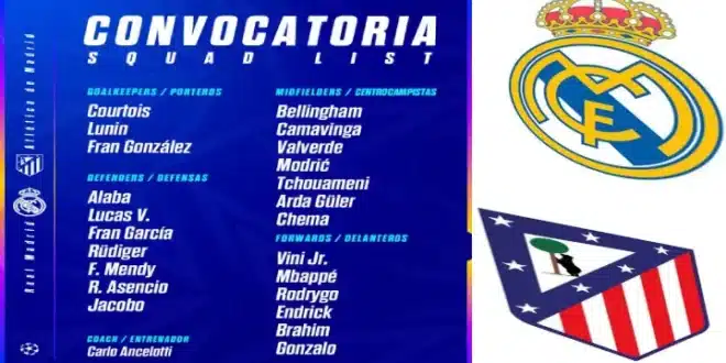 مشاهدة مباراة ريال مدريد وأتلتيكو مدريد بث مباشر