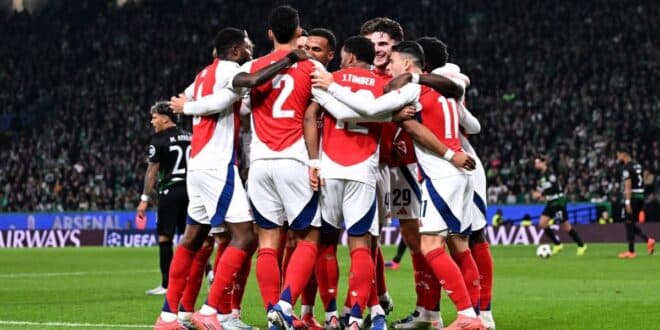 معلق مباراة أرسنال وأيندهوفن اليوم الأربعاء في دوري أبطال أوروبا 2025/2024 والقنوات الناقلة