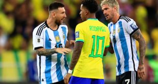 معلق مباراة الأرجنتين والبرازيل اليوم الأربعاء في تصفيات كأس العالم 2026 والقنوات الناقلة