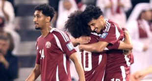 معلق مباراة قطر وقيرغيزستان اليوم الثلاثاء في تصفيات كأس العالم 2026 والقنوات الناقلة