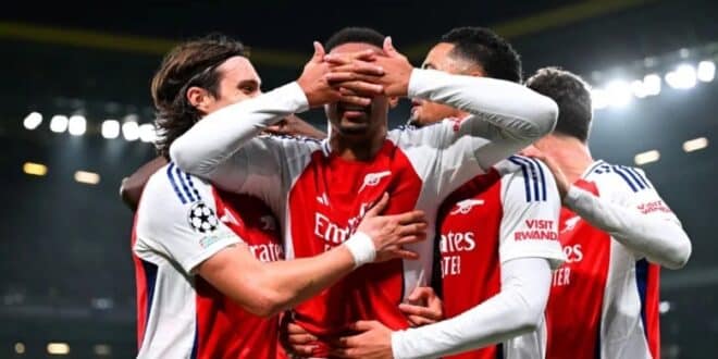 موعد مباراة أرسنال وأيندهوفن الهولندي في دوري أبطال أوروبا 2025/2024 والقنوات الناقلة