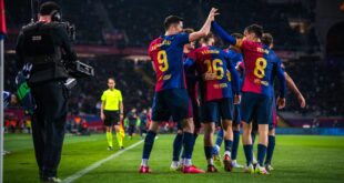 موعد مباراة برشلونة القادمة بعد الفوز على أوساسونا في الدوري الإسباني 2025/2024