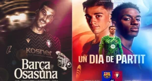 موعد مباراة برشلونة وأوساسونا اليوم في الدوري الإسباني والقنوات الناقلة – هل تم تأجيلها؟