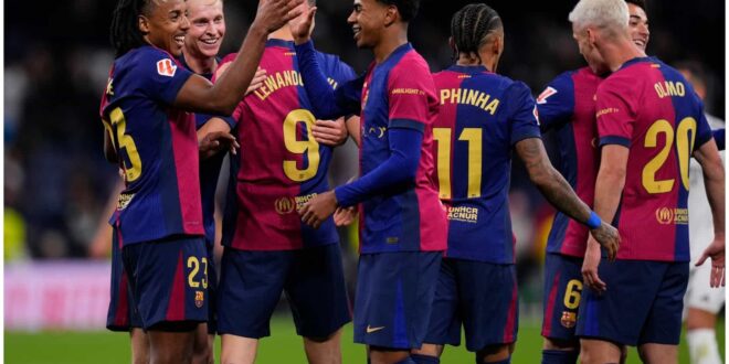 موعد مباراة برشلونة وأوساسونا في الدوري الإسباني 2025/2024 والقنوات الناقلة