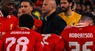 موعد مباراة ليفربول القادمة بعد الخسارة أمام باريس سان جيرمان في دوري أبطال أوروبا 2025/2024