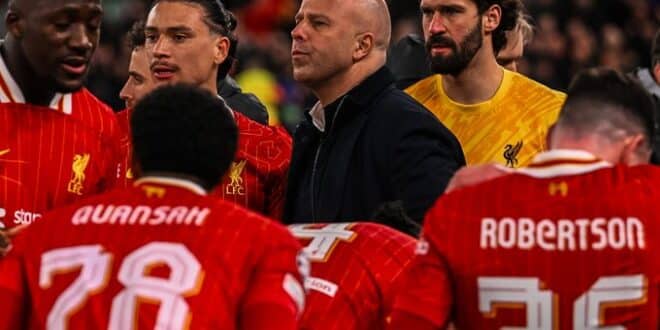 موعد مباراة ليفربول القادمة بعد الخسارة أمام باريس سان جيرمان في دوري أبطال أوروبا 2025/2024