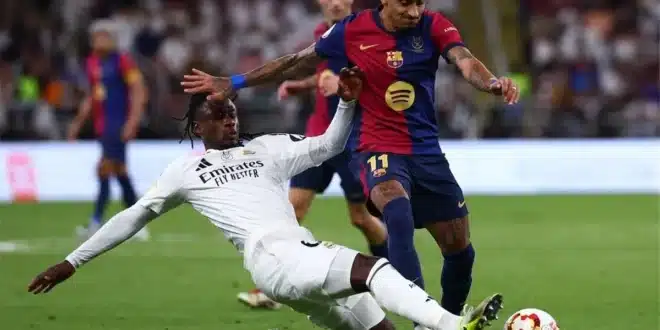 القنوات الناقلة لمباراة الكلاسيكو بين برشلونة وريال مدريد