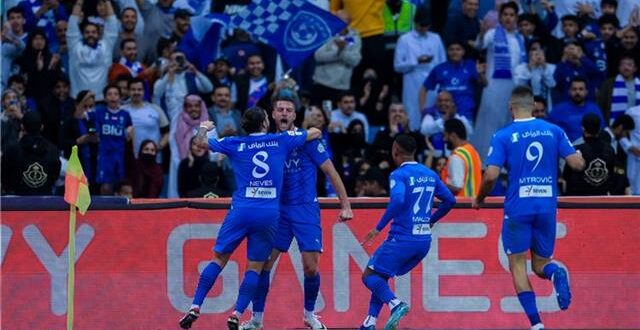 القنوات الناقلة لمباراة الهلال والشباب اليوم الإثنين في الدوري السعودي 2025/2024