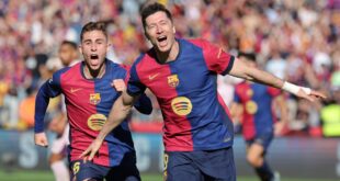 القنوات الناقلة لمباراة برشلونة وإنتر ميلان اليوم الأربعاء في دوري أبطال أوروبا 2025/2024