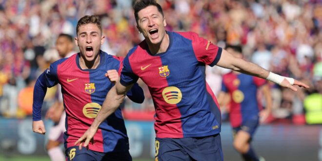 القنوات الناقلة لمباراة برشلونة وإنتر ميلان اليوم الأربعاء في دوري أبطال أوروبا 2025/2024