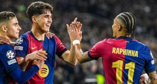 القنوات الناقلة لمباراة برشلونة وسيلتا فيجو اليوم السبت في الدوري الإسباني 2025/2024