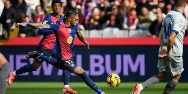 القنوات الناقلة لمباراة برشلونة وسيلتا فيجو في الدوري الإسباني 2024-2025