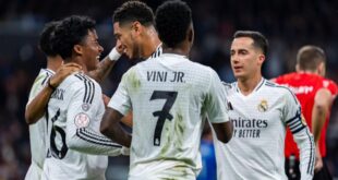 القنوات الناقلة لمباراة ريال مدريد وألافيس اليوم الأحد في الدوري الإسباني 2025/2024