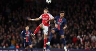 معلق مباراة أرسنال وباريس سان جيرمان اليوم الثلاثاء في دوري أبطال أوروبا 2025/2024 والقنوات الناقلة