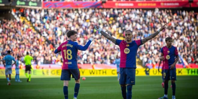 موعد مباراة برشلونة القادمة بعد الفوز الدرامي على سيلتا فيجو في الدوري الإسباني 2025/2024