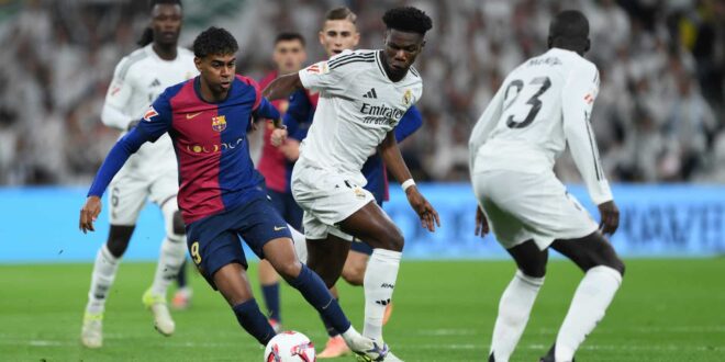 موعد مباراة برشلونة وريال مدريد في نهائي كأس ملك إسبانيا 2025/2024 والقنوات الناقلة