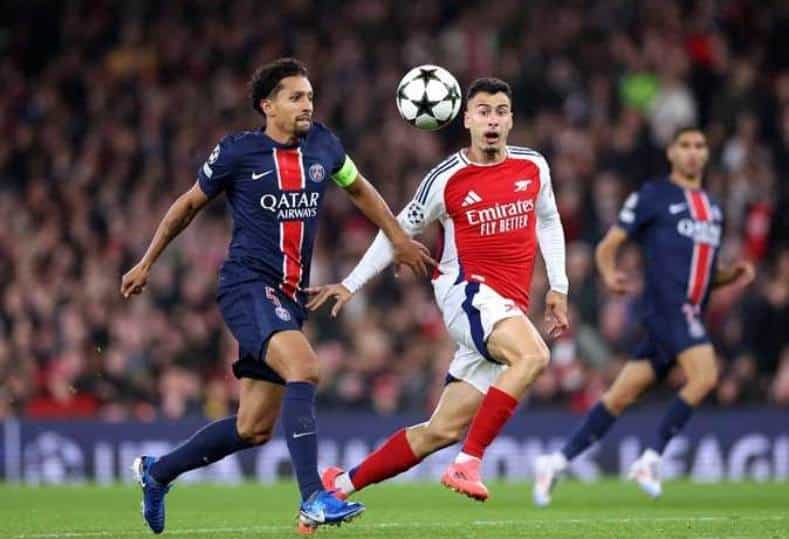 القنوات الناقلة لمباراة أرسنال وباريس سان جيرمان اليوم الأربعاء في دوري أبطال أوروبا 2025/2024