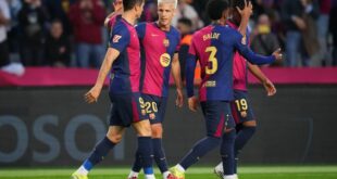 القنوات الناقلة لمباراة برشلونة وإسبانيول اليوم الخميس في الدوري الإسباني 2025/2024