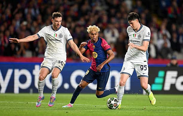 القنوات الناقلة لمباراة برشلونة وإنتر ميلان اليوم الثلاثاء في دوري أبطال أوروبا 2025/2024