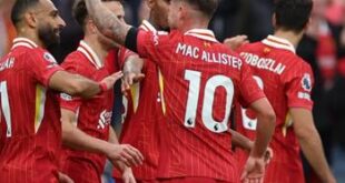 القنوات الناقلة لمباراة ليفربول وكريستال بالاس اليوم الأحد في الدوري الإنجليزي 2025/2024