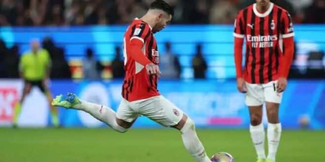 القنوات الناقلة لمباراة ميلان وجنوى اليوم الإثنين في الدوري الإيطالي 2025/2024