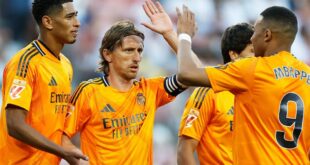 موعد مباراة ريال مدريد القادمة بعد الفوز على إشبيلية في الدوري الإسباني 2025/2024