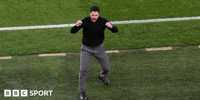 Arsenal win Premier League: Mikel Arteta says crying son told him of title victory