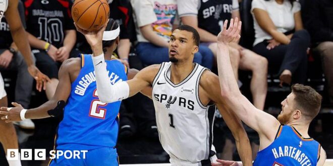 NBA play-offs: Victor Wembanyama helps San Antonio Spurs level series
