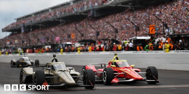 Indianapolis 500: Felix Rosenqvist wins from David Malukas in close finish