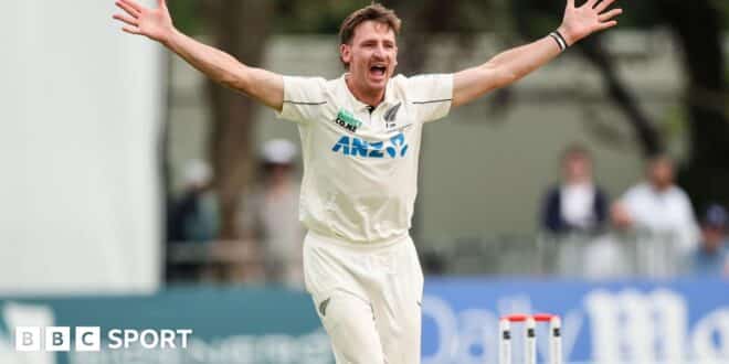 Ireland v New Zealand: Nathan Smith stars as tourists dominate at Stormont in day two