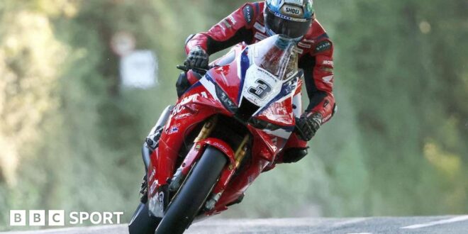 Isle of Man TT: Harrison sets fastest time in opening TT qualifying