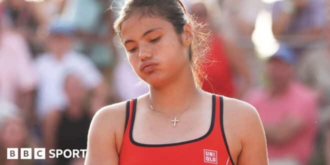 French Open 2026 results: Emma Raducanu beaten by Solana Sierra in first round