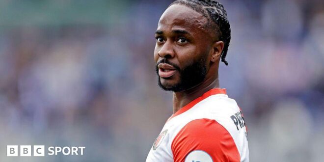 Raheem Sterling arrested on suspicion of drug-driving after motorway crash