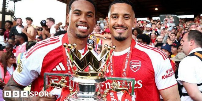 Opta's Premier League team of the season - Raya, Gabriel, Saliba, Fernandes, Haaland, Anderson, Rice