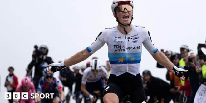 Women's Giro d'Italia 2026: Demi Vollering wins shortened queen stage on day eight