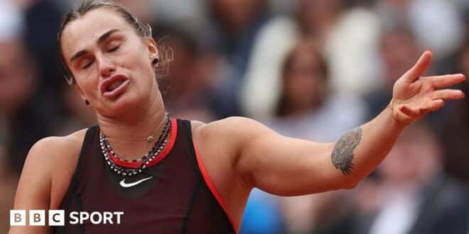 French Open 2026 results: Aryna Sabalenka crumbles in defeat by Diana Shnaider in quarter-finals