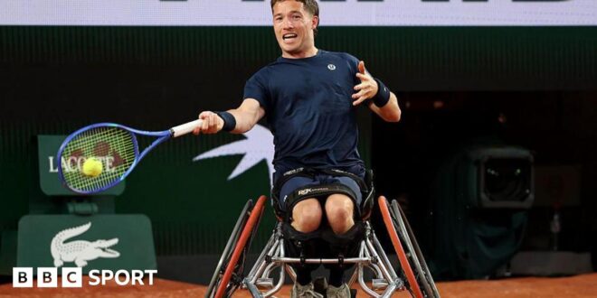 French Open 2026 results: Britain's Alfie Hewett into wheelchair quarter-finals as Gordon Reid loses