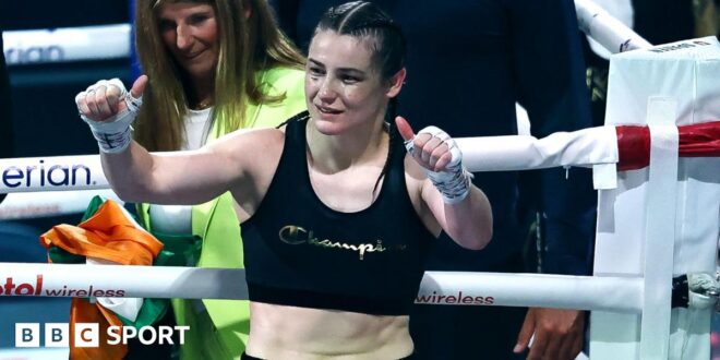 Katie Taylor: Irish fighter to face Flora Pili in long-awaited farewell Croke Park bout