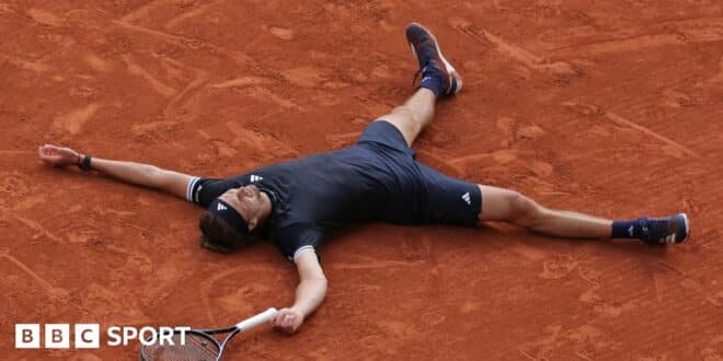 French Open 2026: Alexander Zverev wins first Grand Slam title with victory over Flavio Cobolli