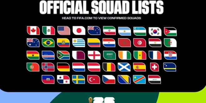 مونديال التاريخ يبدأ.. 1248 لاعبًا و48 منتخبًا في أقوى نسخة من كأس العالم 2026 وسط مشاركة الأساطير وظهور 4 دول لأول مرة