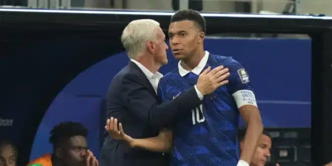 France-Angleterre: Kylian Mbapp&eacute;, la r&eacute;ponse de Didier Deschamps