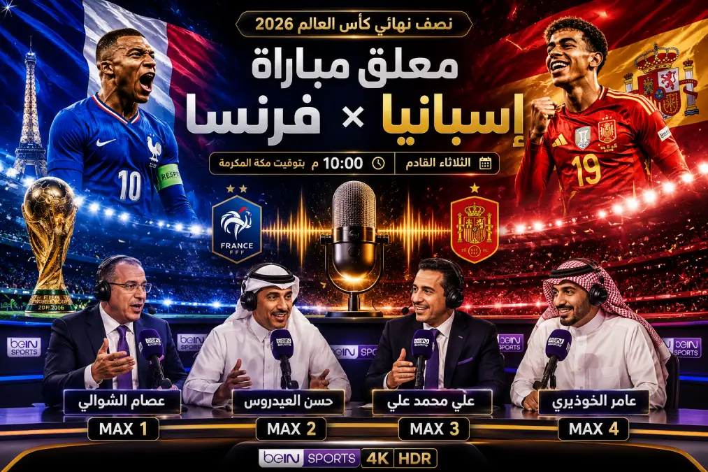 معلق مباراة إسبانيا وفرنسا في نصف نهائي كأس العالم 2026