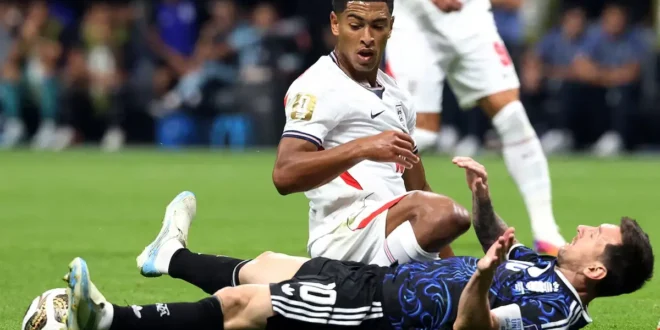 نتيجة مباراة إنجلترا والأرجنتين اليوم في نصف نهائي كأس العالم 2026.. التعادل السلبي يحسم الشوط الأول