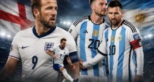 يلا شوت إنجلترا والأرجنتين اليوم.. الموعد والقنوات الناقلة في نصف نهائي كأس العالم 2026